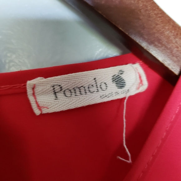 Pomelo Red 3/4 Length Sleeve Flair Out Blouse Size XL - Picture 5 of 10